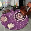 3D Mysteriou Sun Moon Tarot Mandala Magic Round Area Carpet Rug for Living Room Bedroom Kid Playroom Decor,Pet Area Rug Non-slip