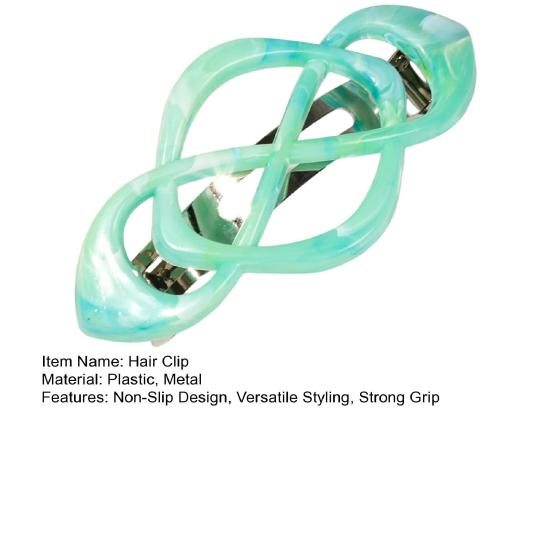 French Style Hair Clip Decorative Vintage Half Ponytail Spring Clip Non-Slip Design Strong Grip Hair Pin Hair Accessories