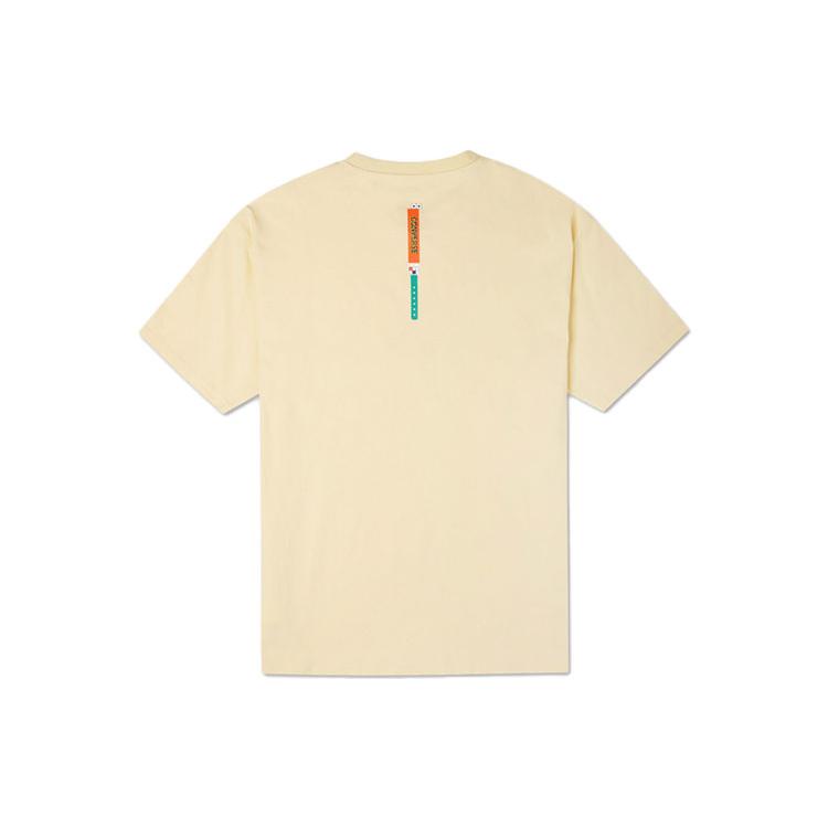 Converse T Shirt Unisex Light Yellow 10022774-A03
