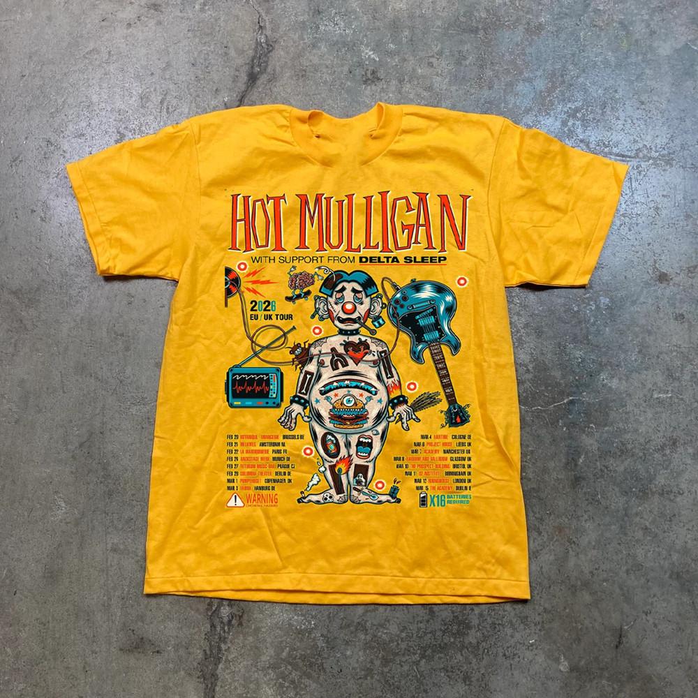 

Hot Mulligan The Sound A Body Makes When It’s Still Tour Tshirt QT1619 Unisex T-Shirt L
