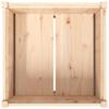 Vidaxl Donica Ogrodowa, 70X70X70 Cm, Lite Drewno Sosnowe