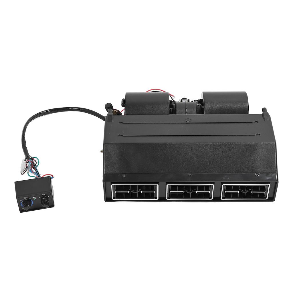 Underdash Cooler Assembly Unit AC Air Conditioning Evaporator Kit with 3 Air Flow Speed for Car Truck