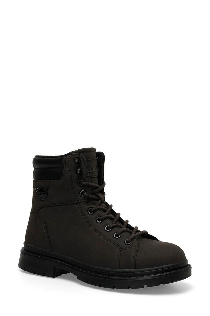 Men's Fashion Flat Heeled Booties Black Biker Boots Shoes