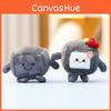 Plush Tofu Stinky Keychain Cartoon Doll Pendant Bag Decoration Toy Cute Gifts