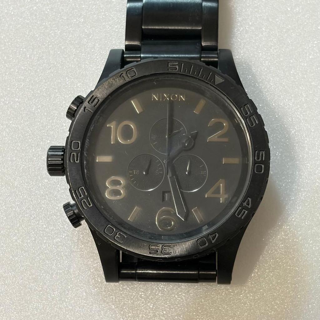 Used NIXON 51-30 Chrono All Black Chronograph Watch