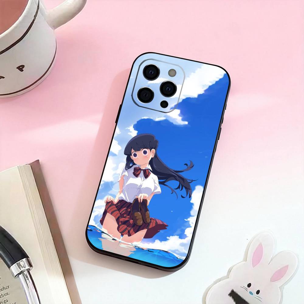 

K-Komi Аниме Не может общаться Чехол для телефона Силиконовый Мягкий Для IPhone 17,16,15,14,13,12,11,XS,Plus Pro Max iPhone16pro