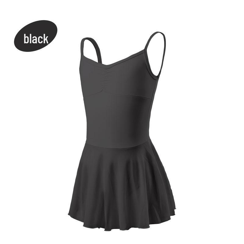 Girls' Camisole Ballet & Gymnastics Dance Costume with Gauze Skirt