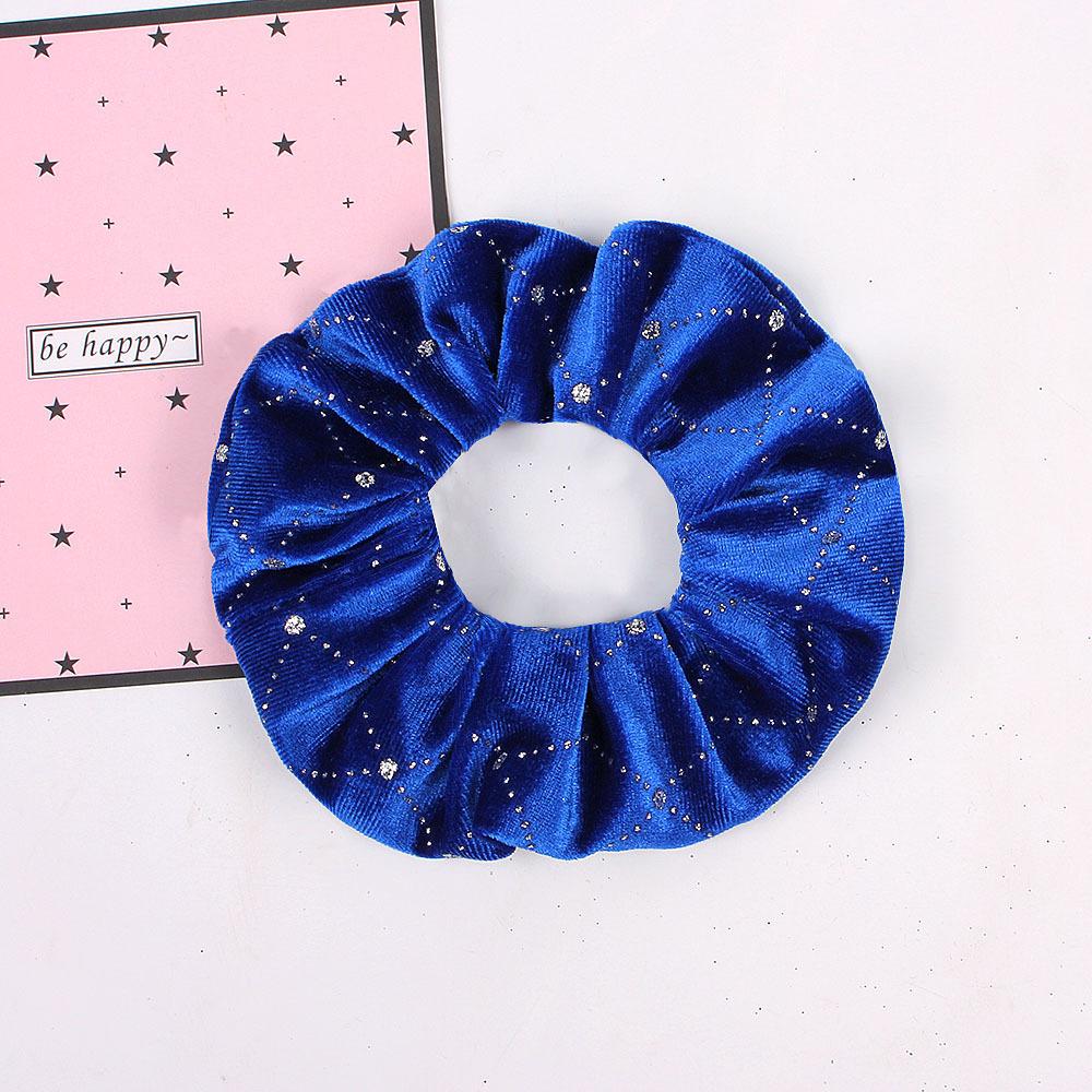Velvet Nail Pearl Scrunchie Women Elastic Hair Rubber Bands Accessories Gum For Women Girls Ties Hair Ring Rope Ponytail Holder