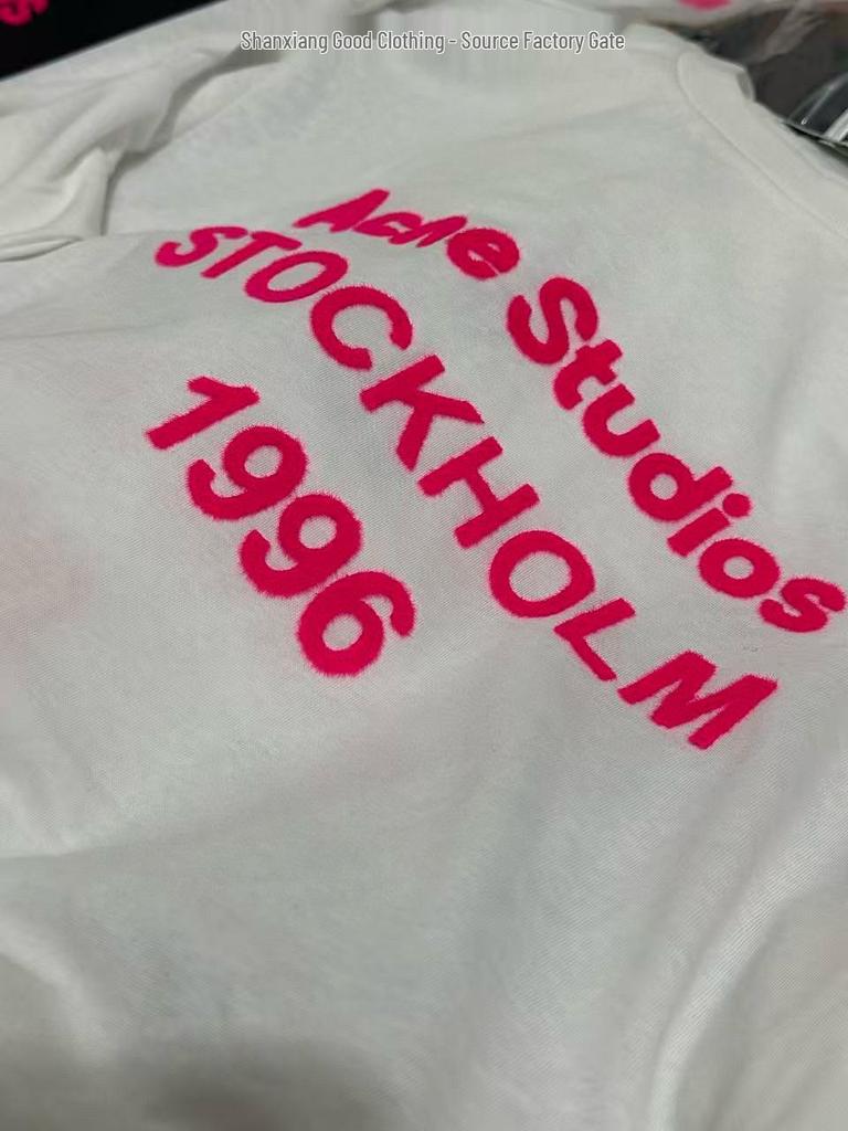 1996 Rose Red Unisex Cotton Linen Flock Long Sleeve T-Shirt - New Year Limited Edition