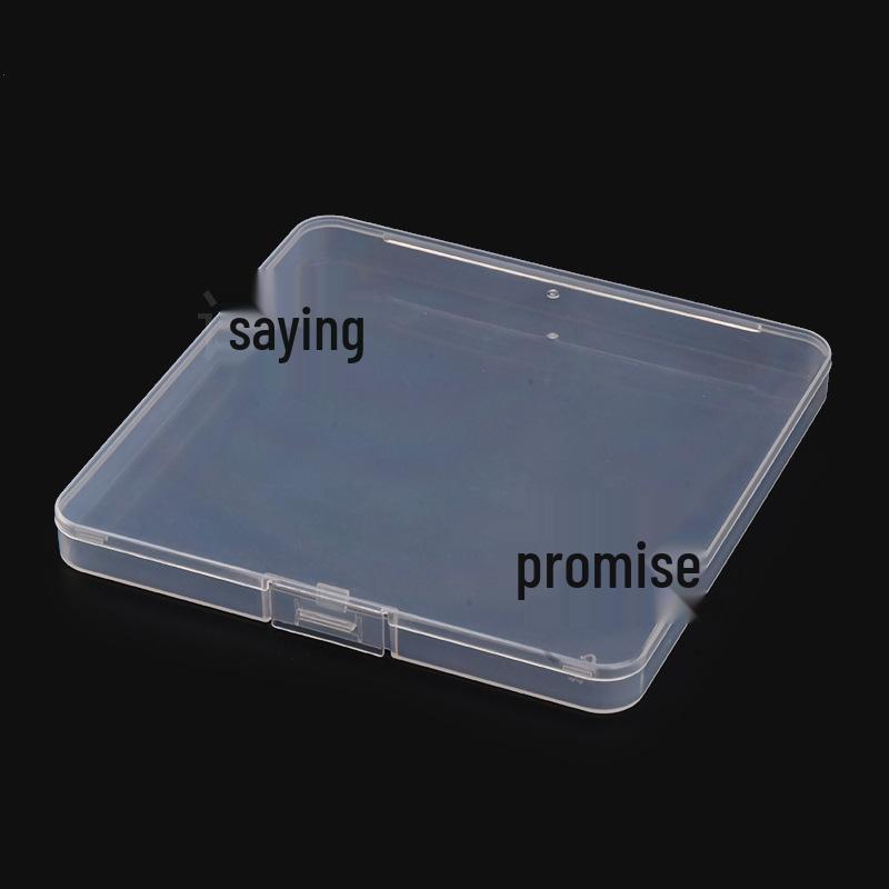 Rectangular Transparent Plastic Storage Box for Hardware, Jewelry, or Components