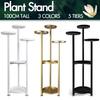 White/Black/Gold 5 Layer Plant Garden Rack Steel Shelf Outdoor Indoor Balcony Ladder Pot Plant Rack Flower Pot Plant Stand