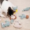 Catnip Cat Plush Toy Soft Bite‑resistant Cat Chew Toys Cute Animal Shape Interactive Self‑play Relief Stress Teething Toy Pet Supplies