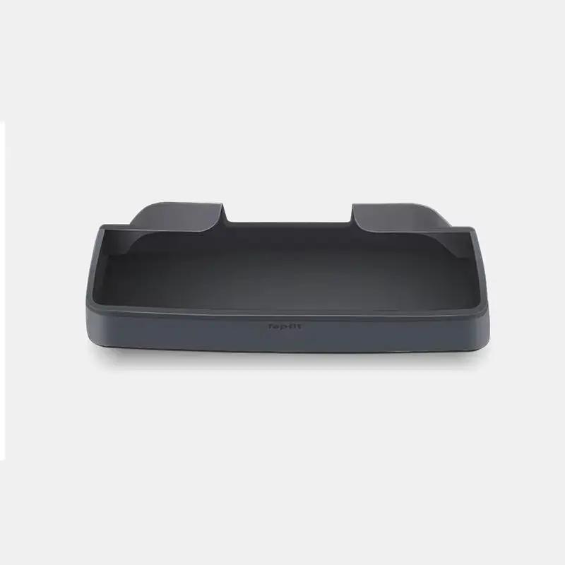 Center Console Armrest Storage Box For Tesla Model Y Juniper Model 3 Highland Eyeglasses Holder Armrest Tray Silicone Accessory
