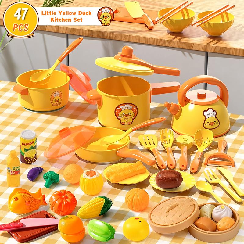 Children'S Simulated Kitchen Toy Set Fruit Vegetable Cutting Set Stir Fry Induction Cooker Set Complete Set Kitchen Utensils