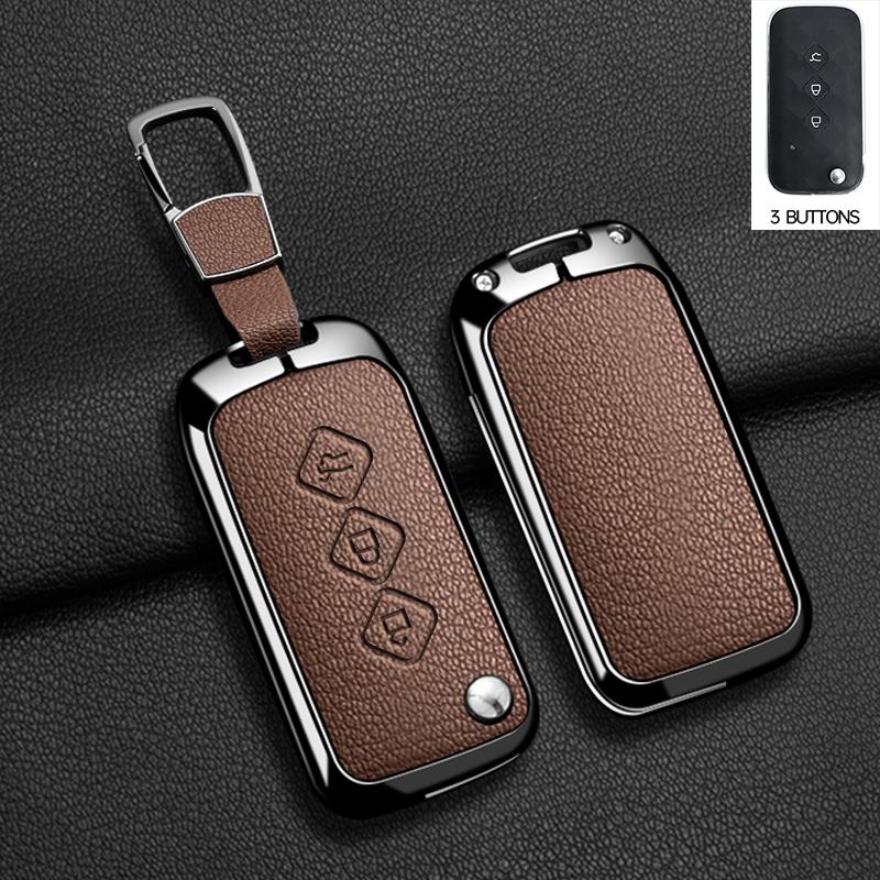 Zinc Alloy Remote Car Key Case for Wuling Hongguang S Baojun 510 730 360 560 RS-5 530 630 Chevrolet AveoTrax Groove Captiva 2024