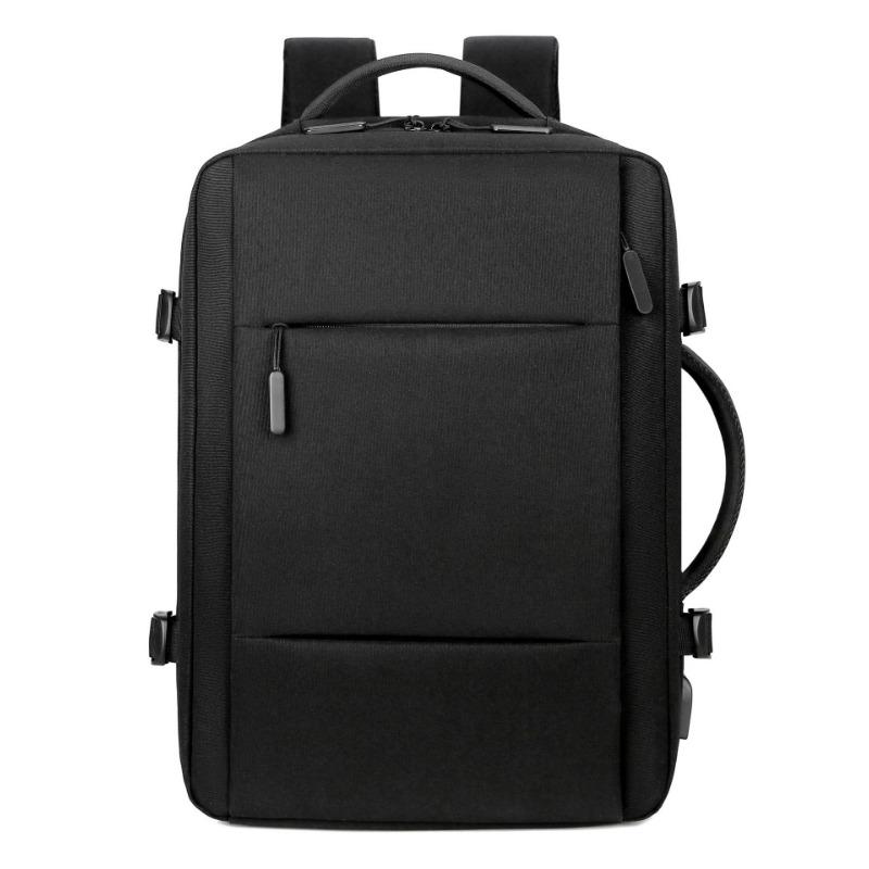 

Мужской кожаный рюкзак для пленки, деловой рюкзак, сумка для компьютера, студенческий школьный рюкзак, водонепроницаемый 15.6 inch чёрный