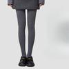 Women's Gray Extended Length Compression Slimming Pantyhose Spring Autumn Outer Wear Non-Slip Drop-Free Leggings