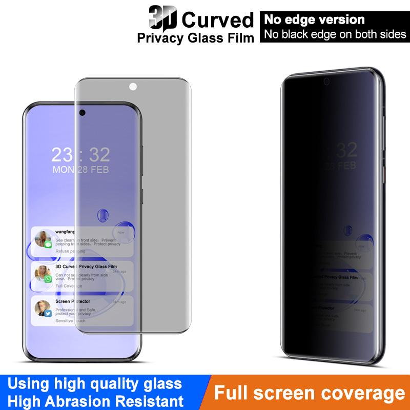 IMAK For Huawei Pura 70 Pro/70 Pro+/70 Ultra Anti-Spy Screen Protector 3D Curved Side Glue Film (No Edge Version)