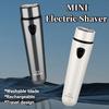 Portable Electric Shaver Rechargeable Hair Razor Pocket Design Beard Trimmer  Men Travel
