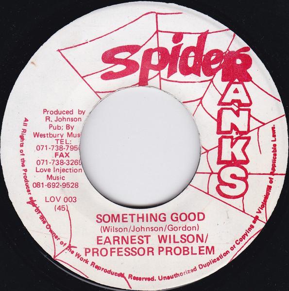 

Пластинка 7 дюймов ERNEST WILSON PROFESSOR PROBLEM Something Good LOV003 Spider Ranks Ямайка Регги Ска Даб Б/у