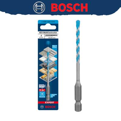 BOSCH 2608900570 EXPERT HEX-9 Multi Construction Drill Bit 4mm 90mm For Concrete  Soft Tiles High Hardness Twist Drill