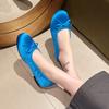 Casual Woman Shoe Shallow Mouth Modis Female Footwear Bow-Knot Round Toe Comfortable New 2024 Dress Butterfly Summer