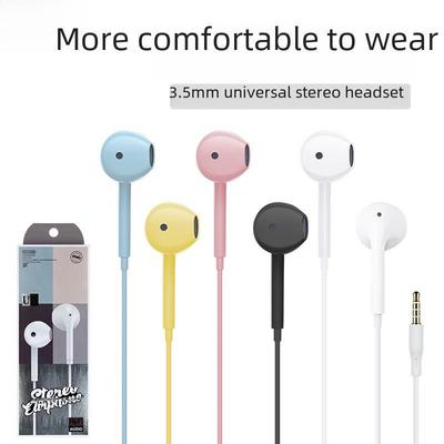 Slúchadlá do uší s mikrofónom a káblovým ovládaním, Kompatibilné s Apple, Android a Huawei, S výraznými basmi