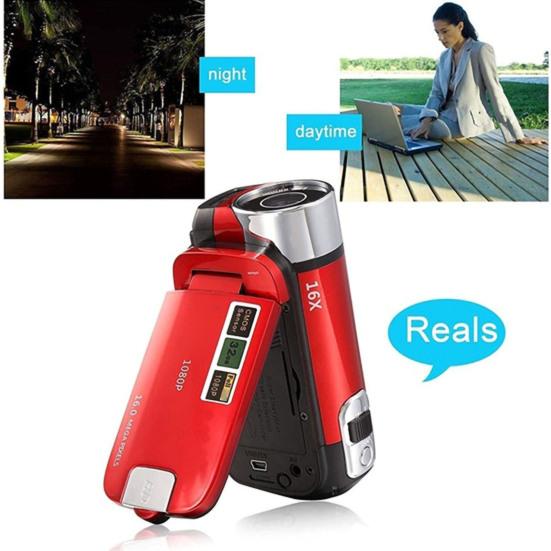 2.7inch Portable Digital Full High Clarity 1080P 1600W DV Video Camera Zoom Camcorder