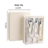 Portable Women's Nail Clipper Set: Angled Pliers with Gift Box for Home Use
