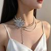Elegant Multi-layer Pearl Tassel Necklace: Women's Choker Collar Clavicle Chain