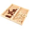 Portable Wooden Chessboard Folding Board Chess Game for Party Family Activities