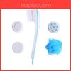 Electric Shower Brush With Silicone Bristles For Full Body Bathing And Back Scrubbing