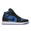 Чоловічі кросівки Air 1 Mid Black Royal Blue білі DQ8426-042