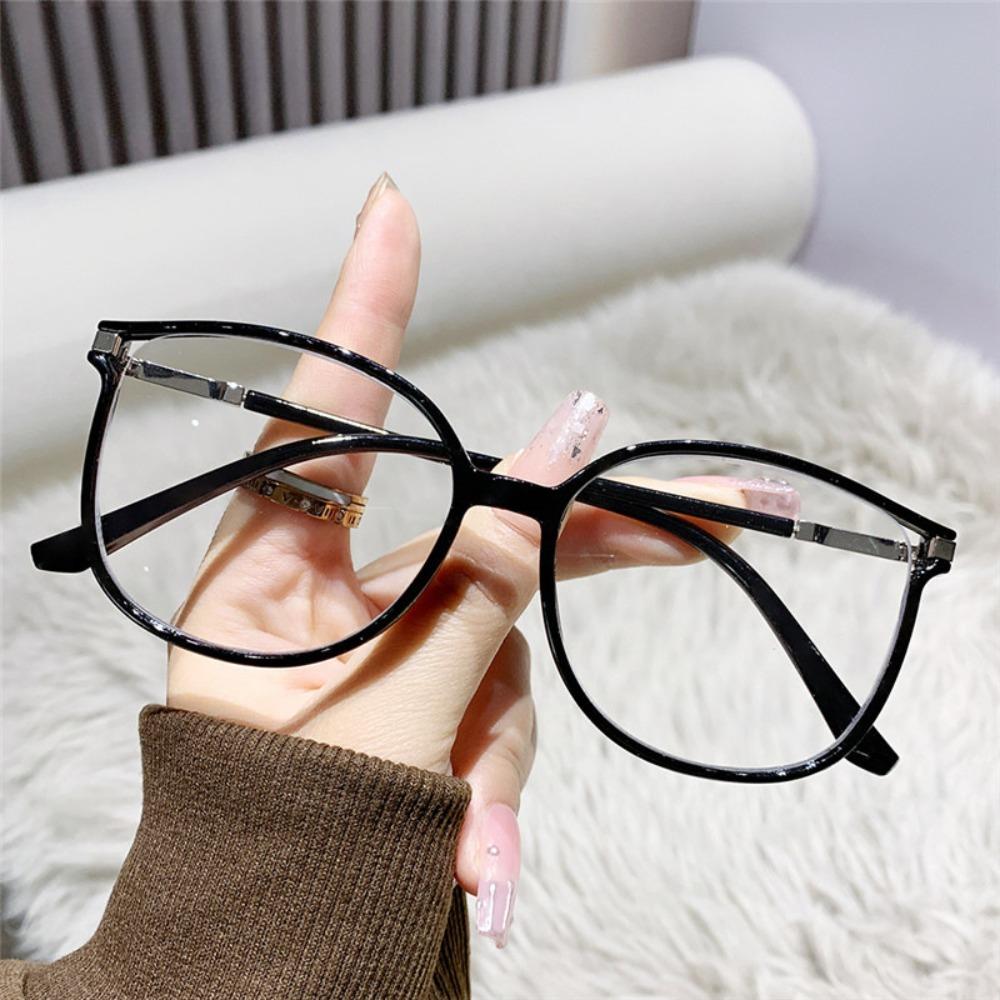 Luxury Far Sight Reading Glasses for Women Blue Light Blocking Computer Eyewear New Trendy Cat Eye Eyeglasses for Women Men