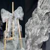 Cloud Fog Mesh Hard Mesh Cloth Pleated Shape Shapeable Wire Fashion Bright Organza Fabric