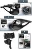 Tsuchiya Yac Air Conditioner Drink Holder for Side Smartphone Holder - Vehicle-Specific C-HR (Driver's & Passenger's Side) - Black/Silver - - SY-C1,