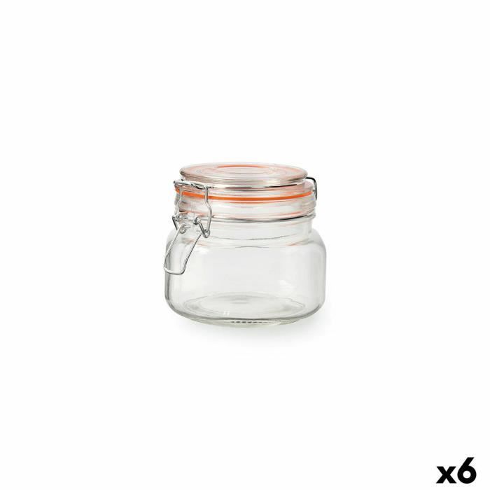 Pot En Verre Quid New Canette Transparent Verre (0,5L) (Pack 6x)