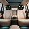 1 pair Seat Head Rest Protectors for Car Elastic Funny Cartoon Car Headrest Covers Big Eyes Design - Car Interior Accessories