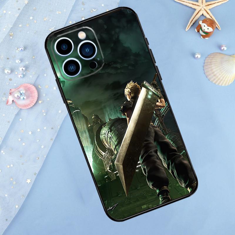 Final Fantasy VII Case For iPhone 17 Pro Max 16 15 14 12 11 13 Pro Max Plus 12 13 Mini 16e 17 Air Back Cover