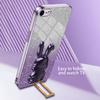 For iPhone 6/7/8/SE (2020)/SE (2022) Cartoon Rabbit Kickstand Cover Anti-collision Phone Case