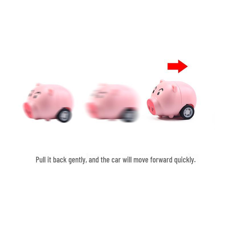 Cute Cartoon Animal Pull-Back Toy Car for Kids - Great for Kindergarten Activities & Small Gifts