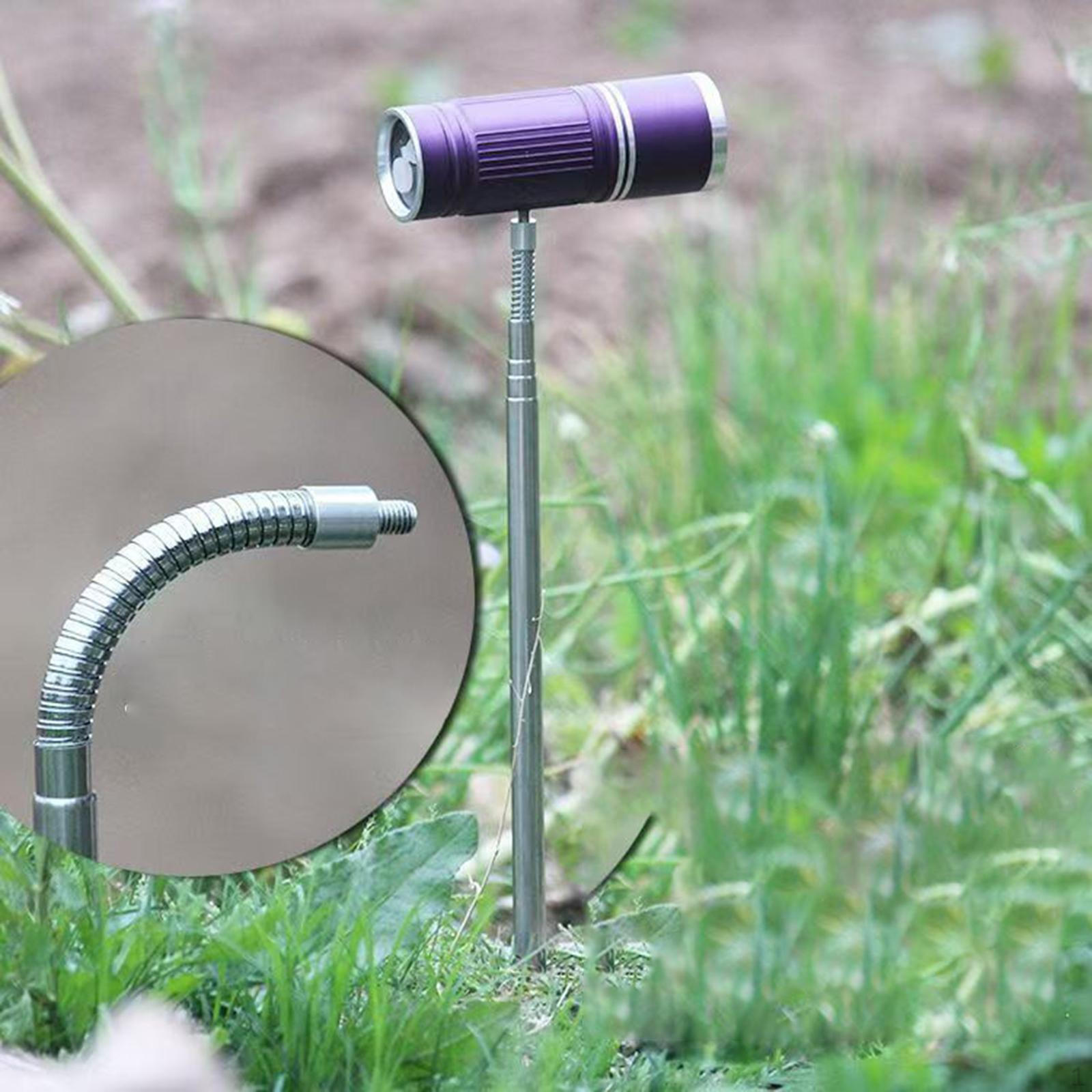 

Fishing Lamp Stand Ground Insert Light Mount Telescopic Bracket for Travel Backyard