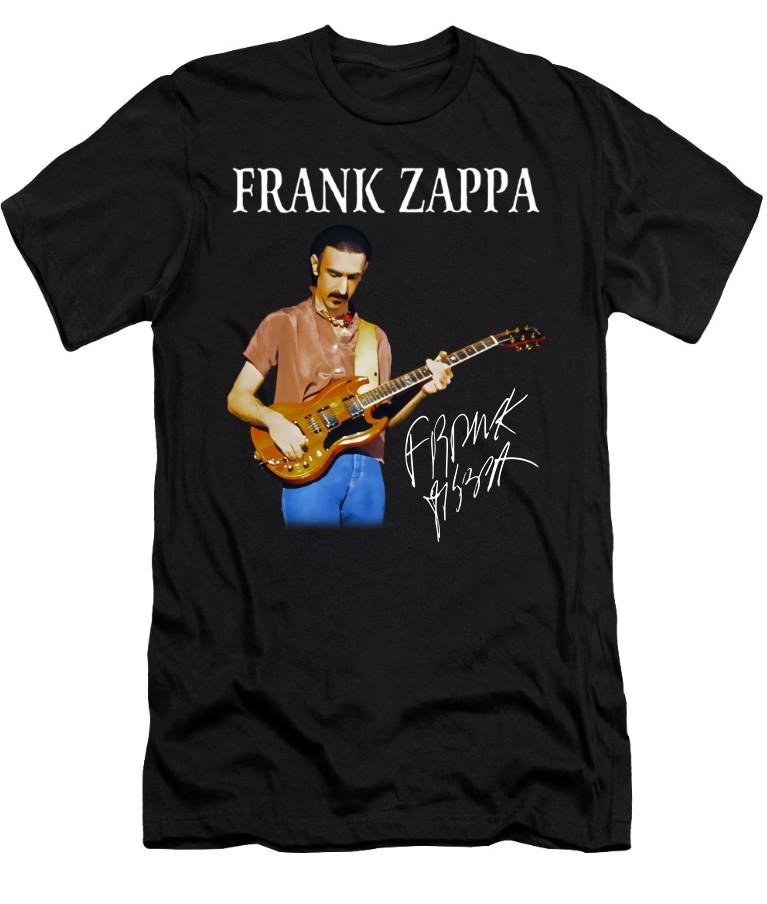 Vtg Frank Zappa Live In Concert Heavy Cotton Black S-5XL Unisex Shirt AG96 S