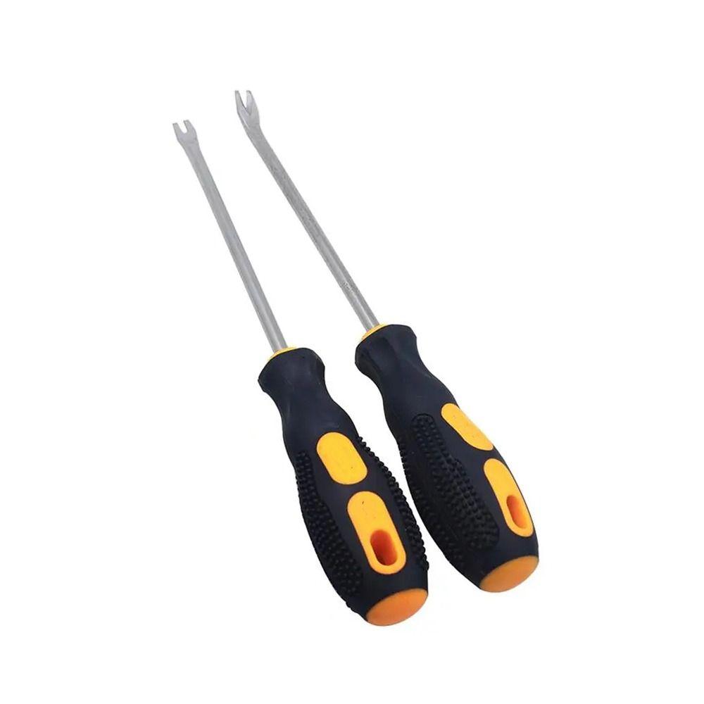 2Pcs Screwdriver Nail Puller U/V Type Nail Remover Nail Puller Pry Tool  Woodworking Nail Lifting