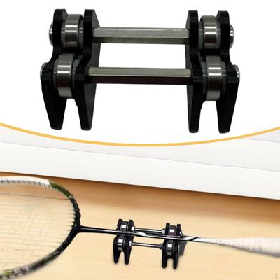 Badmintonrackettestare Balans Stabil Släta Rullar Racketaxel Rakhetkontroll Måste