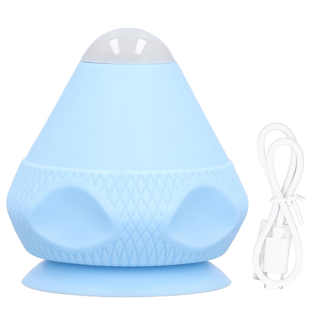 Suction Cup Massage Ball Silicone and PC Type C Rechargeable Automatic Shutdown Mountable Massage Ball for Shoulder Relaxation