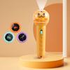 Kids Story Projector Flashlight Animal Image Projector Toy with Changeable Discs Early Learning Educational Toy for Bedtime Fun Gift for Children