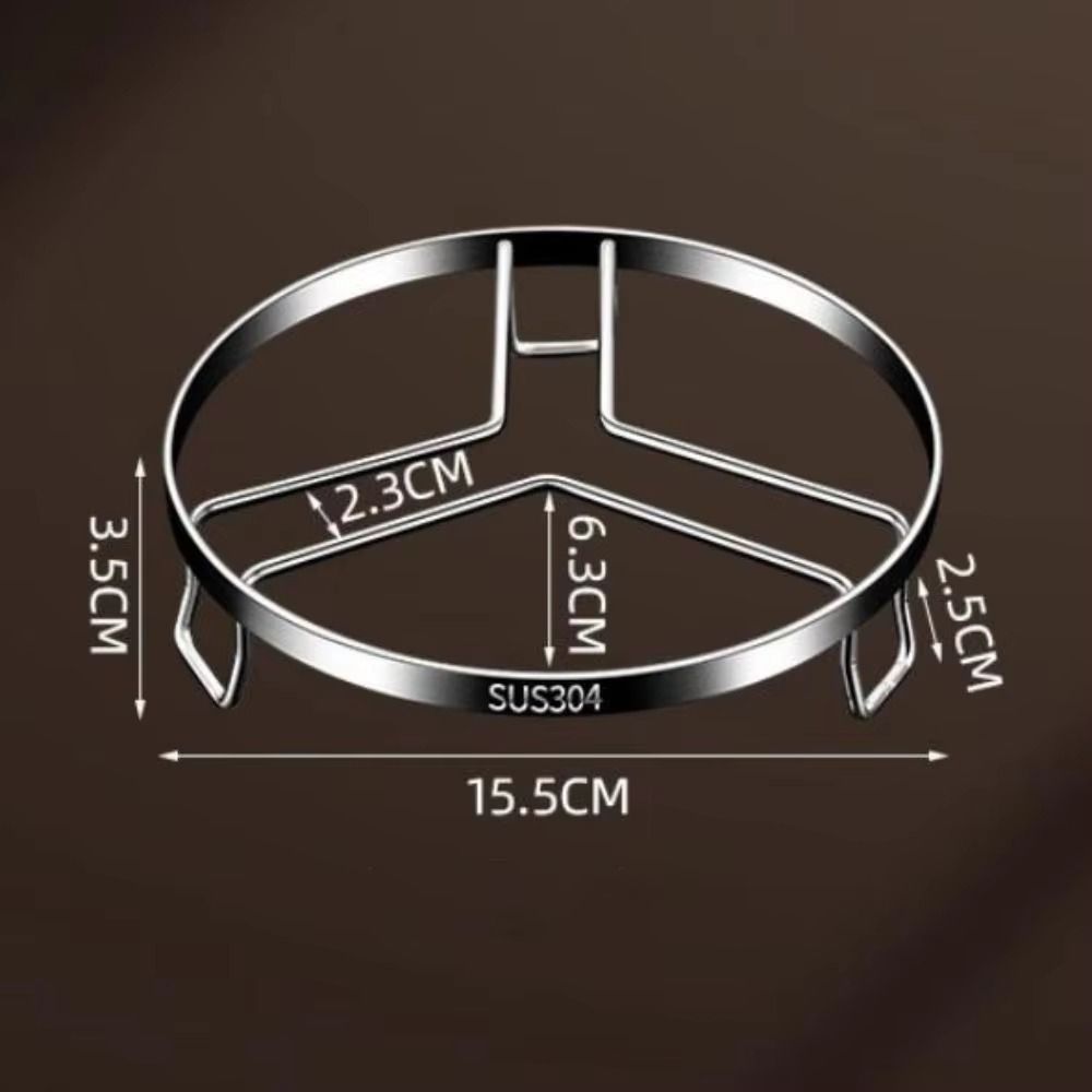 Round Stainless Steel Steaming Rack Stackable Steaming Pot Stand Kitchen Steamer Holder  Dumplings