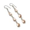 Natural Morganite Gemstone 925 Sterling Silver Jewelry Earring 2.56" AE-12984