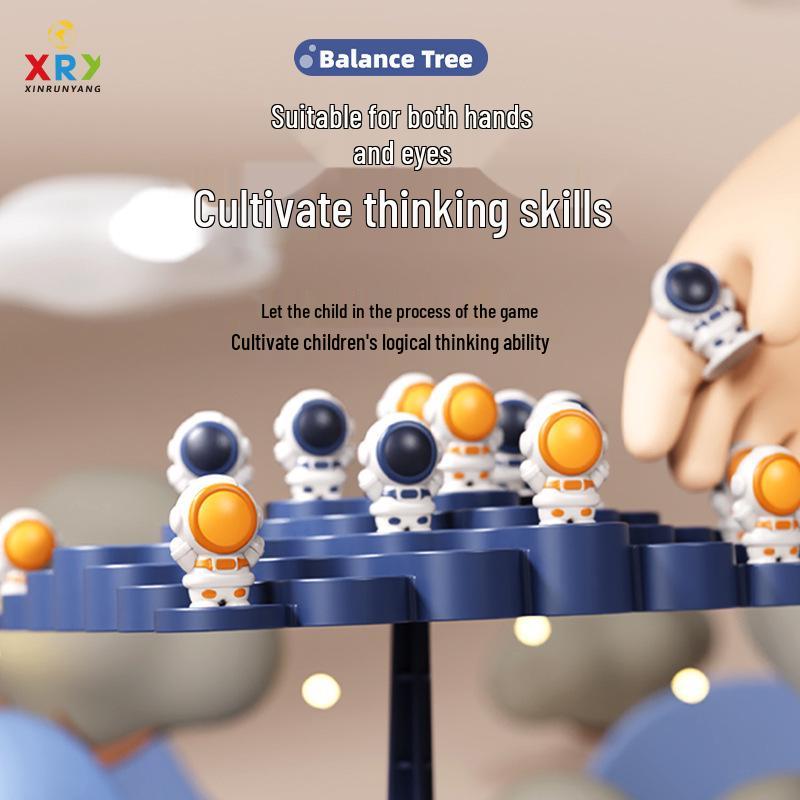 Astronaut Balance Tree: Focus Training & Brain Teaser Game for Children & Parent-Child Interaction.